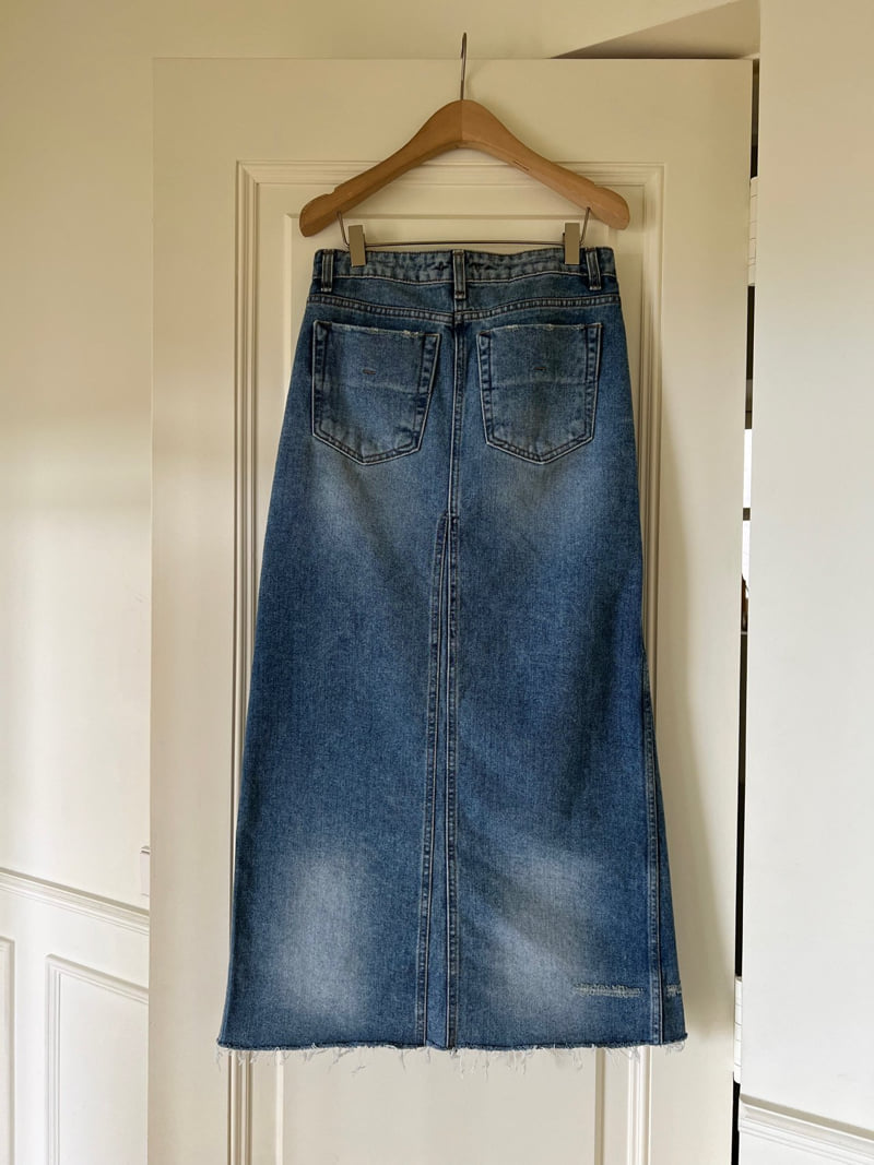 Foundation - Korean Women Fashion - #momslook - Rito Denim Skirt