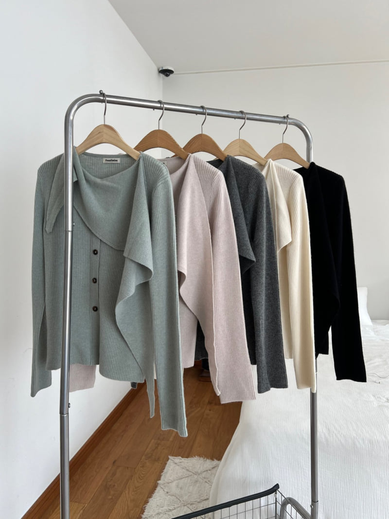 Foundation - Korean Women Fashion - #momslook - Sand Muffler Knit