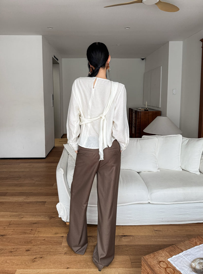 Foundation - Korean Women Fashion - #momslook - Scarf Blouse - 11