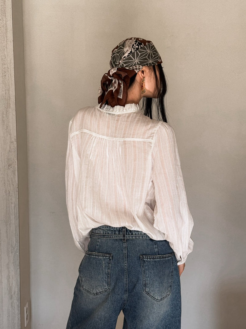 Foundation - Korean Women Fashion - #momslook - Lea Pintuck Blouse