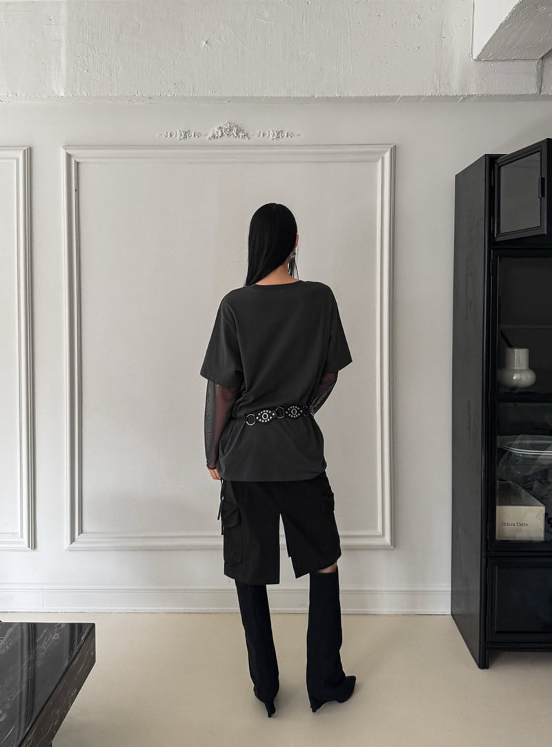 Foundation - Korean Women Fashion - #momslook - Teddy Double Layer Tee - 12