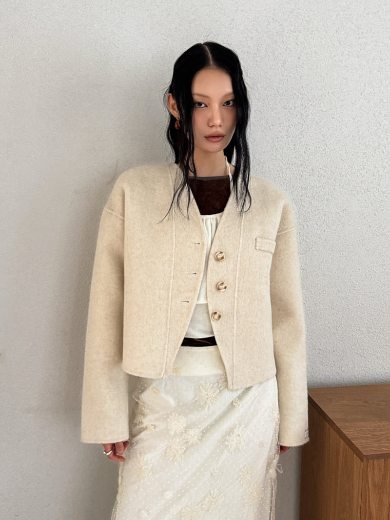 Foundation - Korean Women Fashion - #momslook - Woolly Handmade Short Jacket - 7