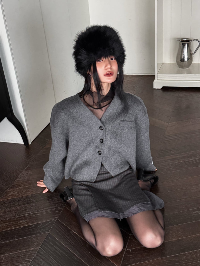 Foundation - Korean Women Fashion - #momslook - Woolly Handmade Short Jacket - 9