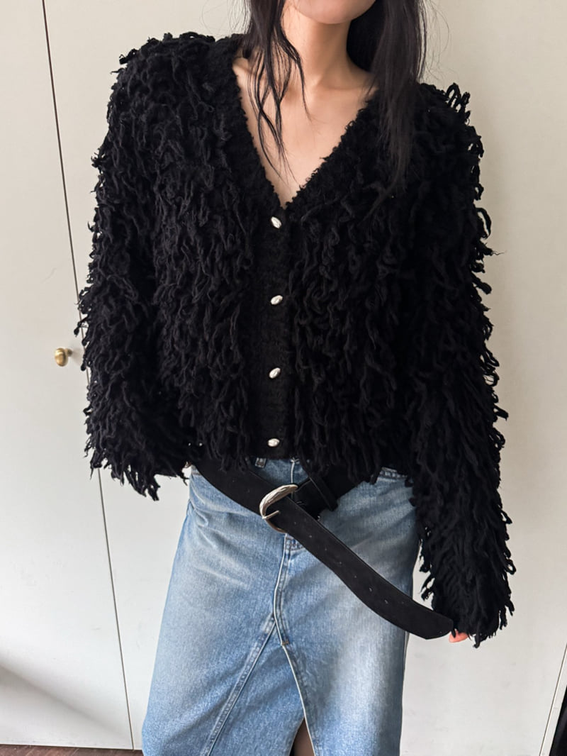 Foundation - Korean Women Fashion - #momslook - Pla Tassel Cardigan - 11