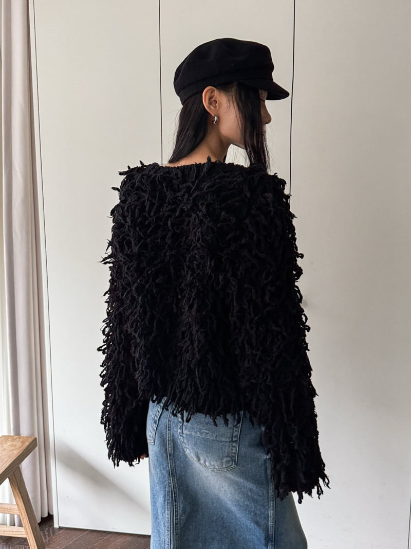 Foundation - Korean Women Fashion - #momslook - Pla Tassel Cardigan - 12
