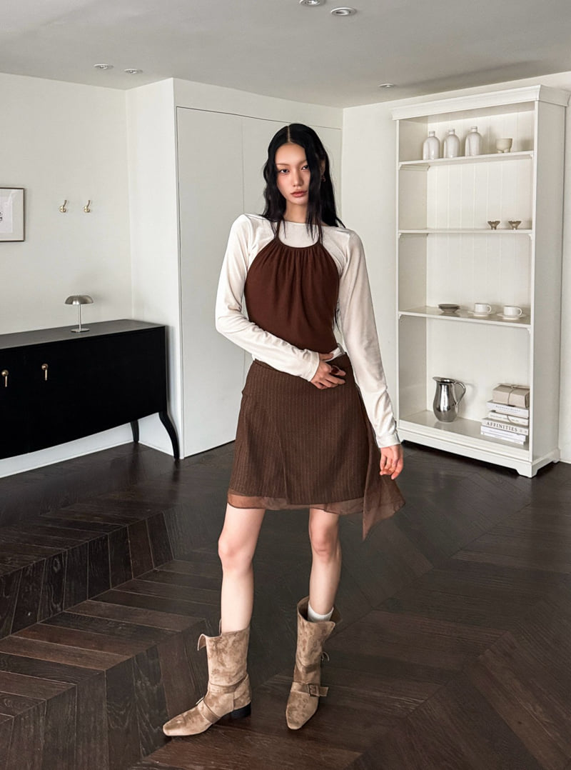 Foundation - Korean Women Fashion - #momslook - Faye Mini Wrap Skirt - 10