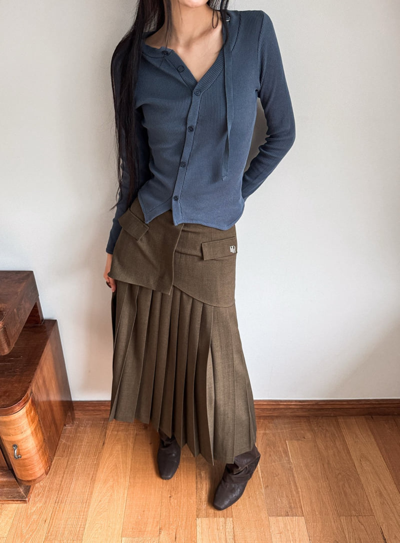 Foundation - Korean Women Fashion - #womensfashion - Phantom Pleated Skirt - 4