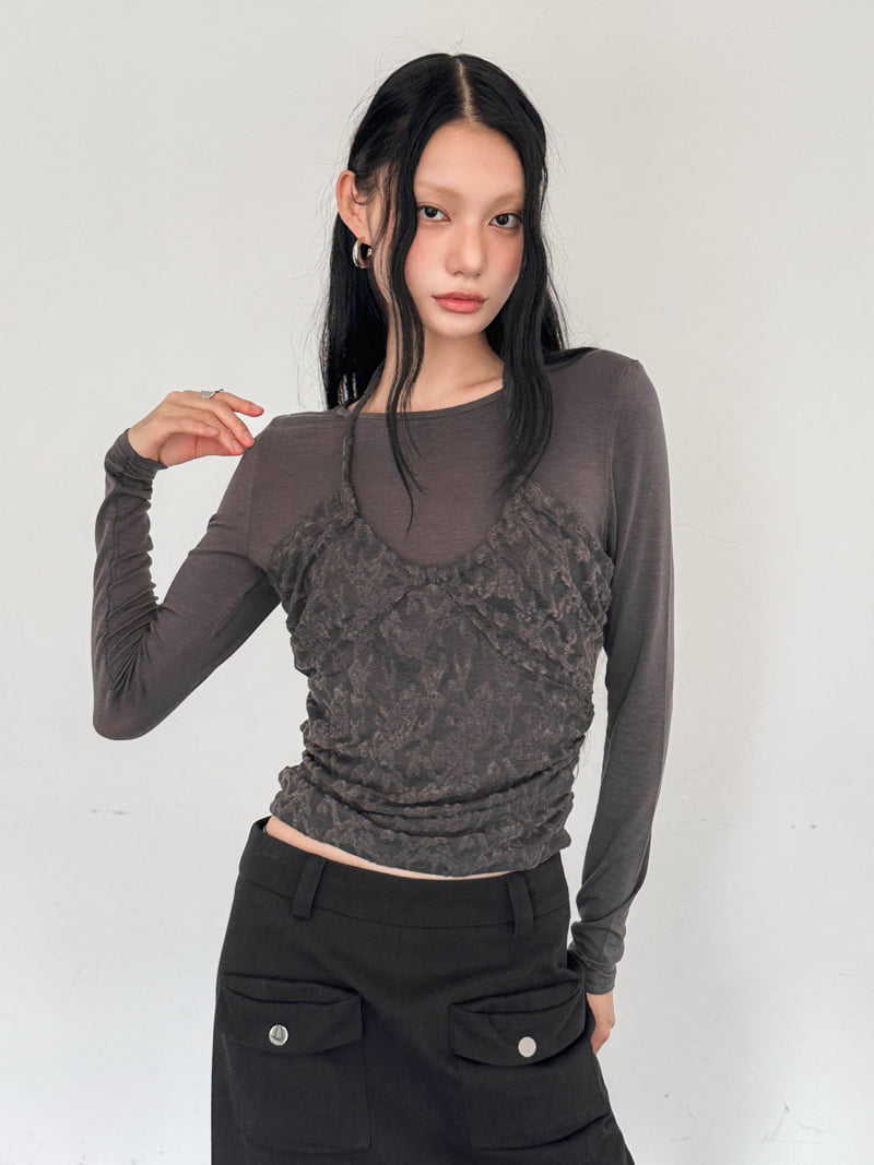 Foundation - Korean Women Fashion - #momslook - Sherbet Halter Tee - 11