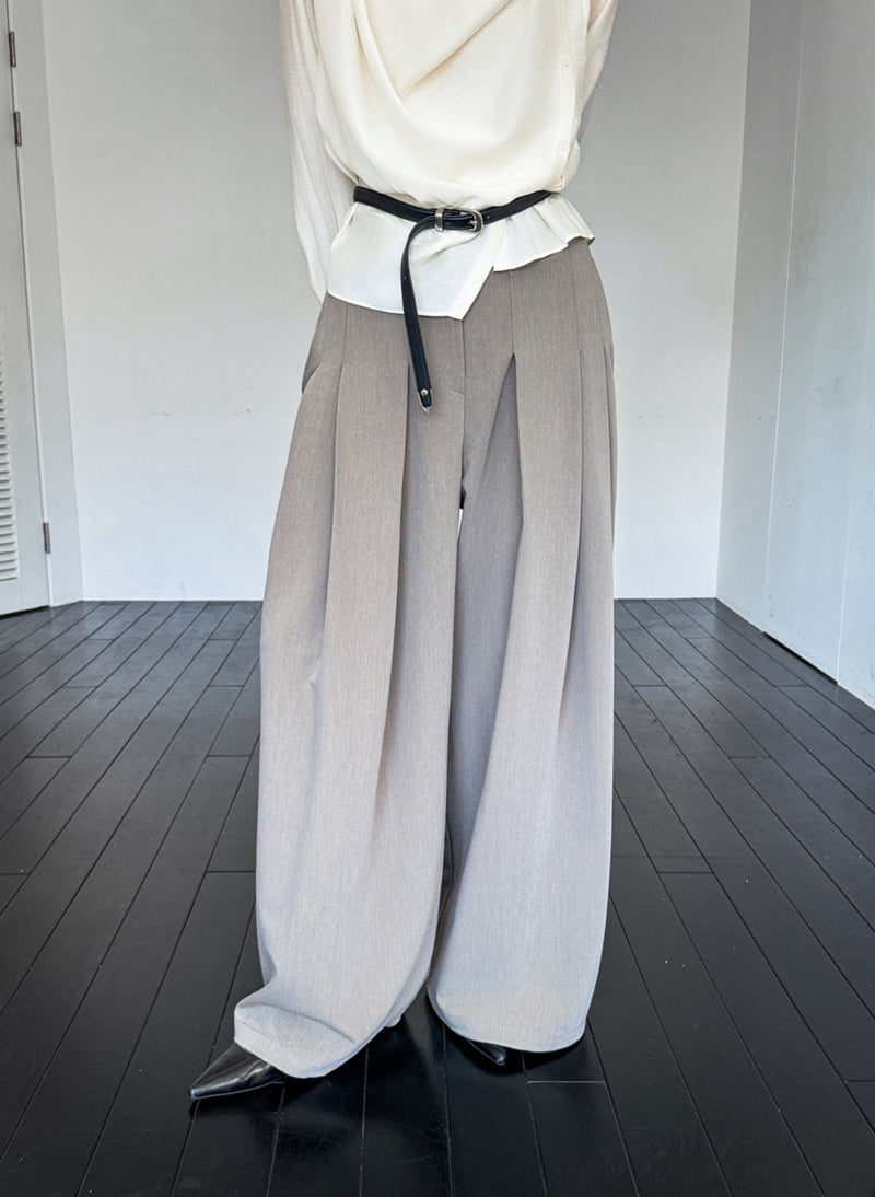 Foundation - Korean Women Fashion - #momslook - Maid Pleated Pants - 11