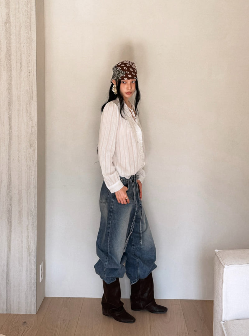 Foundation - Korean Women Fashion - #pursuepretty - Lea Pintuck Blouse - 5
