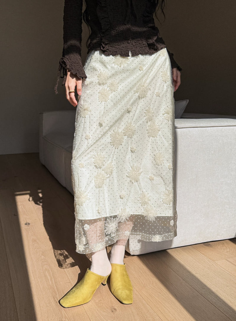 Daisy Lace Skirt by Foundation for Women - view 6