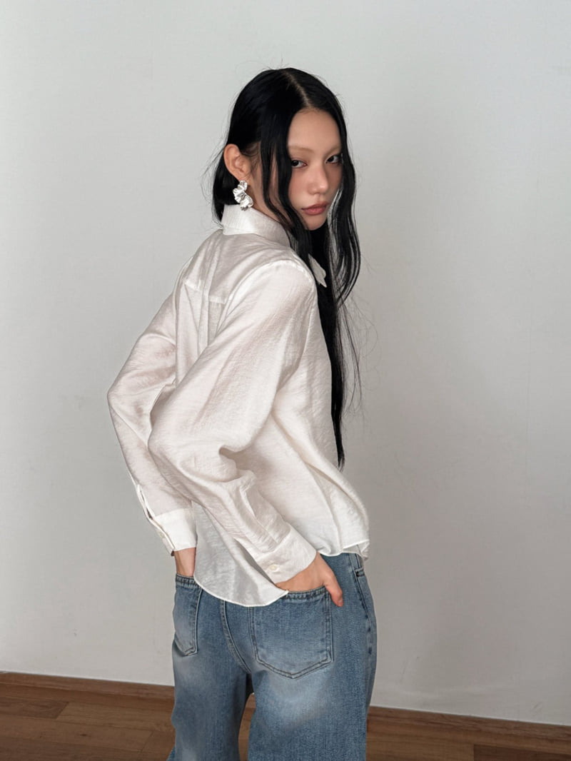 Foundation - Korean Women Fashion - #shopsmall - Metis Double Blouse - 8