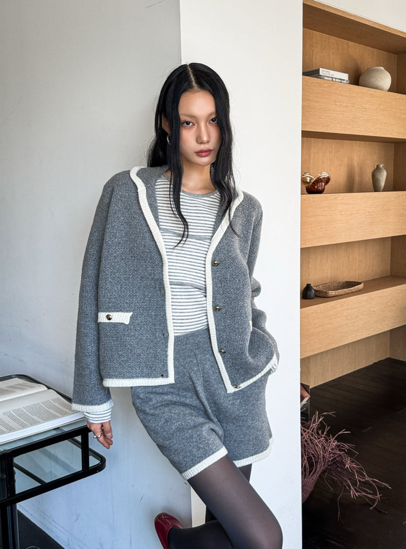 Foundation - Korean Women Fashion - #shopsmall - Downy Cardigan - 5
