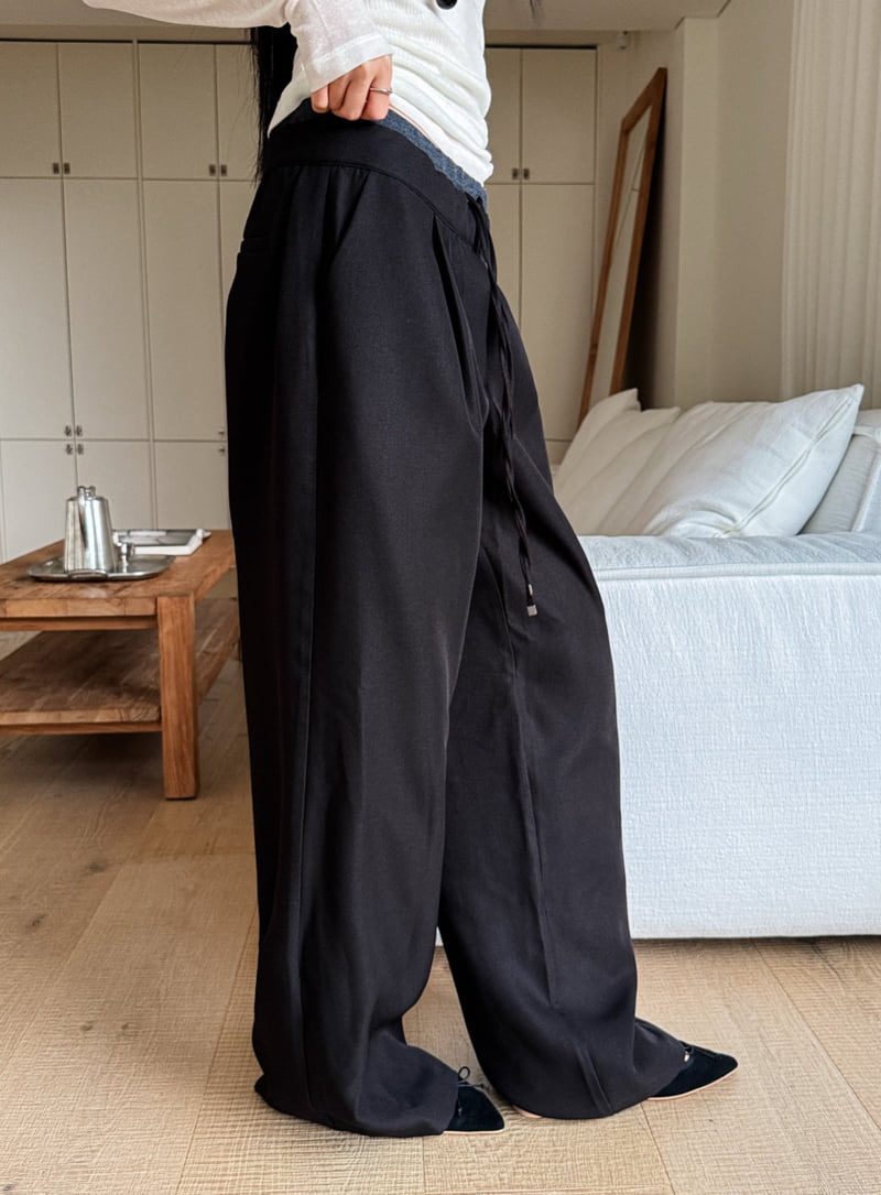 Foundation - Korean Women Fashion - #thatsdarling - Cigarette Band Slacks - 6