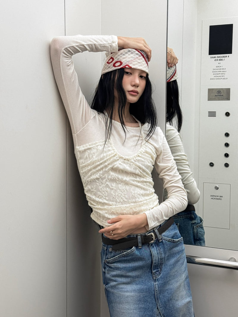 Foundation - Korean Women Fashion - #thatsdarling - Sherbet Halter Tee - 7