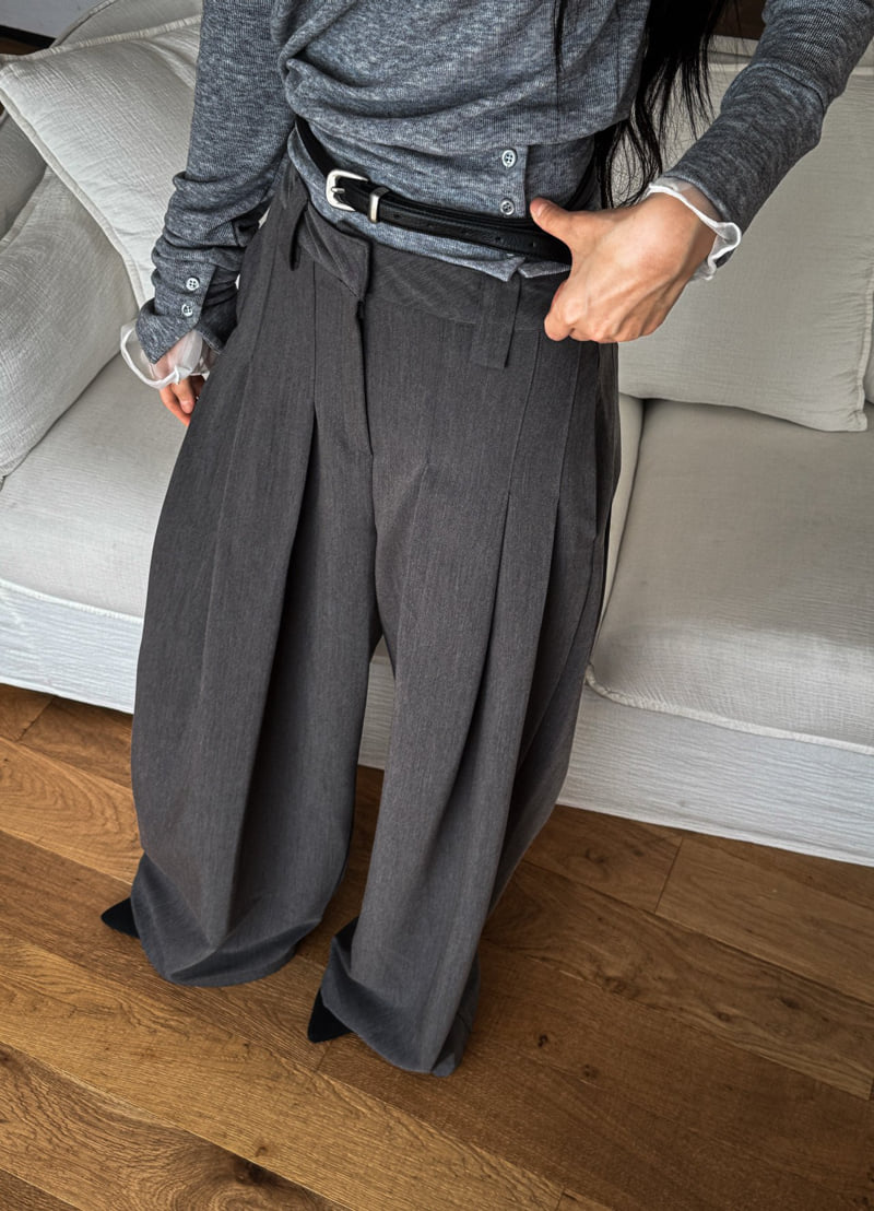 Foundation - Korean Women Fashion - #thatsdarling - Maid Pleated Pants - 3