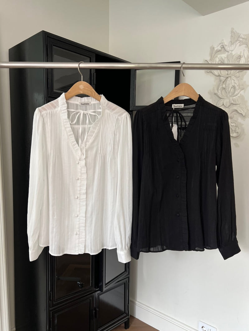 Foundation - Korean Women Fashion - #thelittlethings - Lea Pintuck Blouse - 10