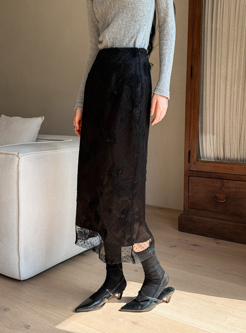 Daisy Lace Skirt by Foundation for Women - view 9