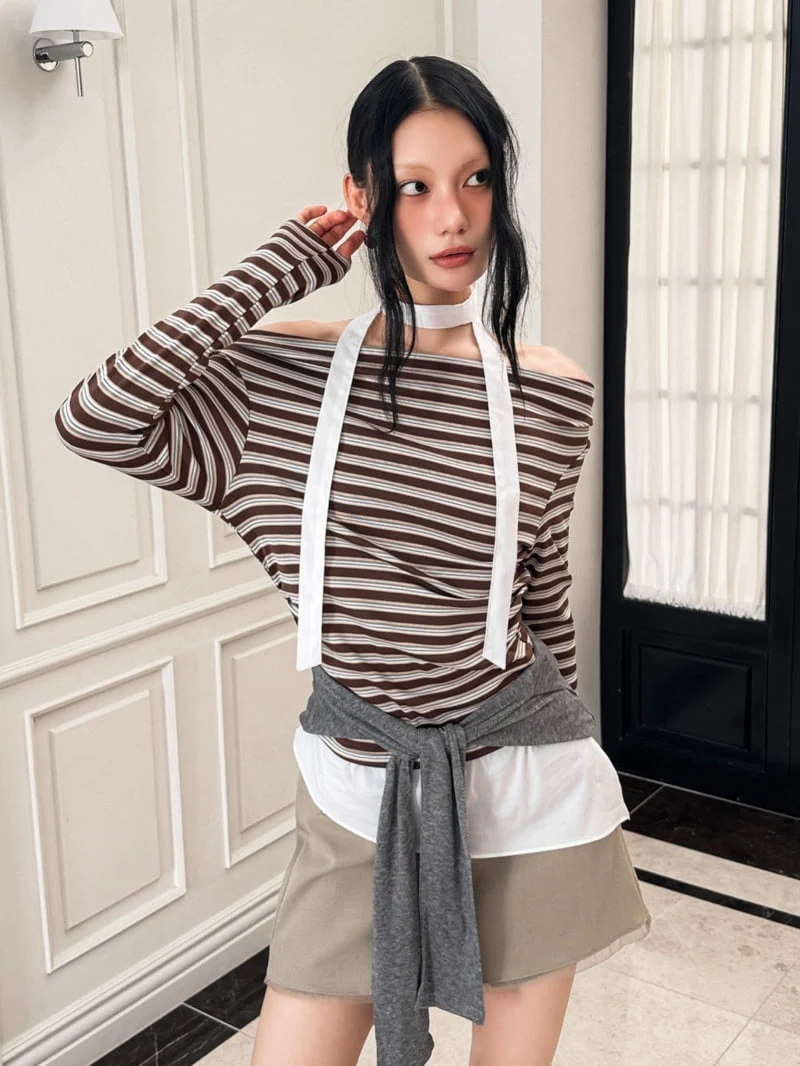 Foundation - Korean Women Fashion - #vintageinspired - Willy Tie Tee - 12