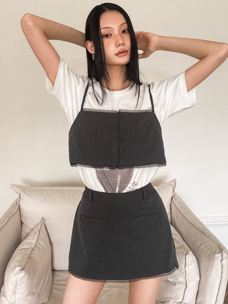 Foundation - Korean Women Fashion - #vintageinspired - Connie Set (set of 3) - 11