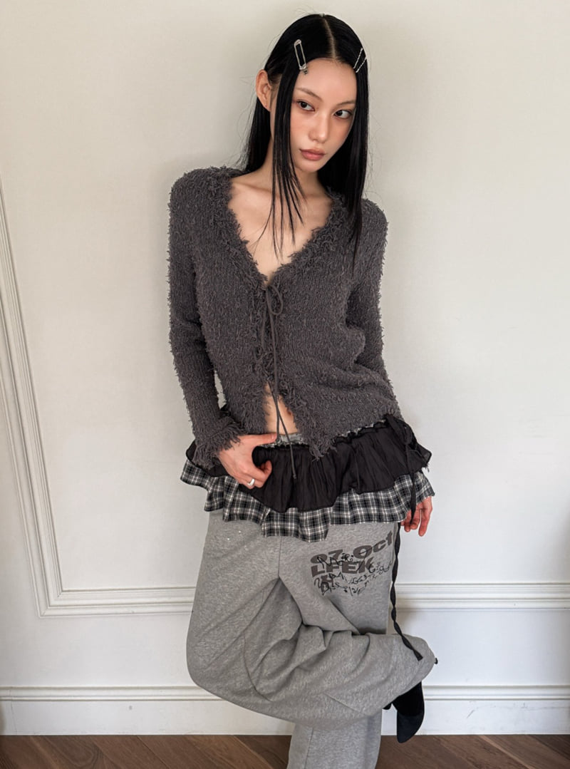 Foundation - Korean Women Fashion - #vintageinspired - Floppy Cardigan - 6