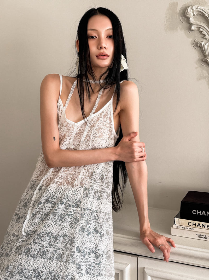 Foundation - Korean Women Fashion - #vintagekidsstyle - Ari Lace One-Piece - 10
