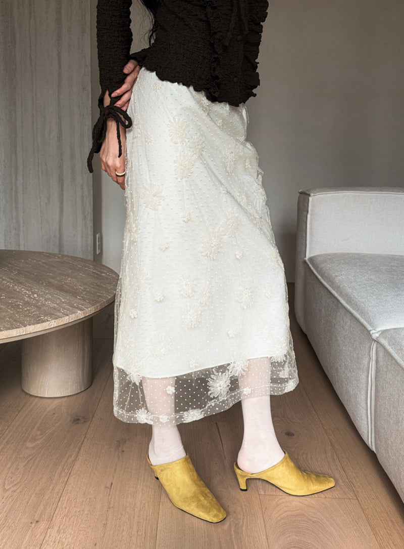Daisy Lace Skirt by Foundation for Women - view 3