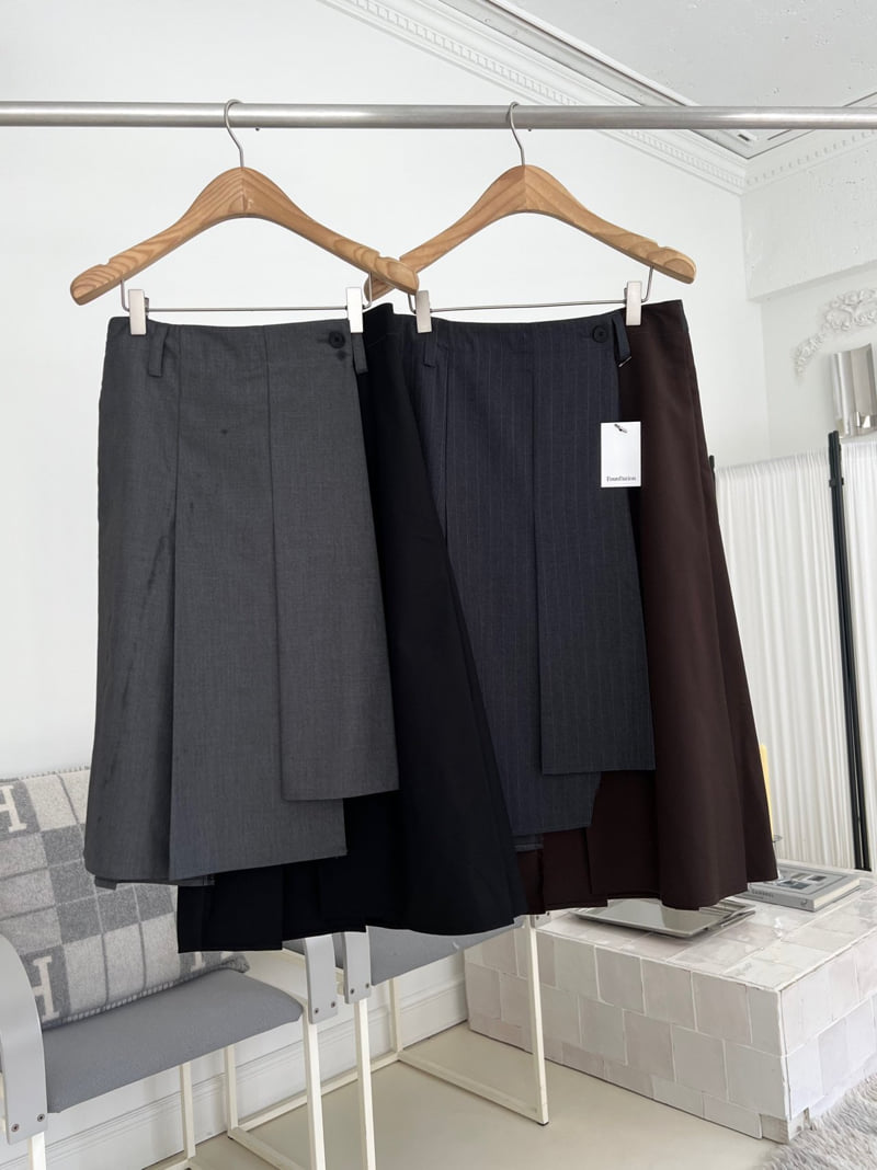 Foundation - Korean Women Fashion - #womensfashion - Mild Wrap Skirt