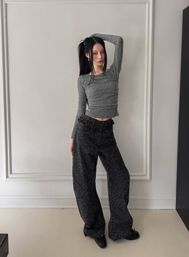 Foundation - Korean Women Fashion - #womensfashion - Leo Frill Pants - 7