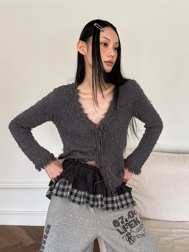 Foundation - Korean Women Fashion - #womensfashion - Floppy Cardigan - 5
