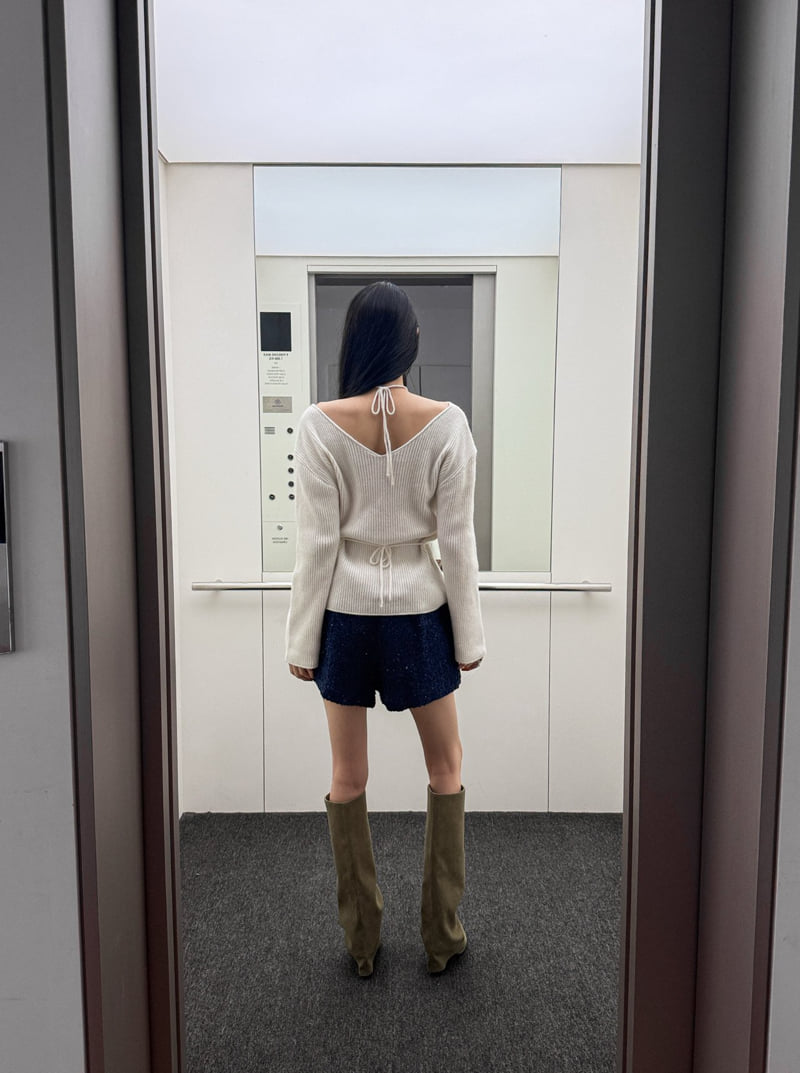 Foundation - Korean Women Fashion - #womensfashion - Karen V Neck Knit - 3