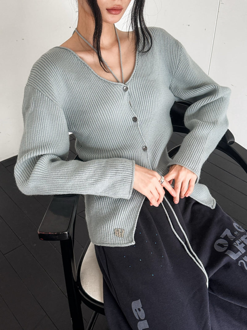 Foundation - Korean Women Fashion - #womensfashion - Karen V Neck Knit - 5