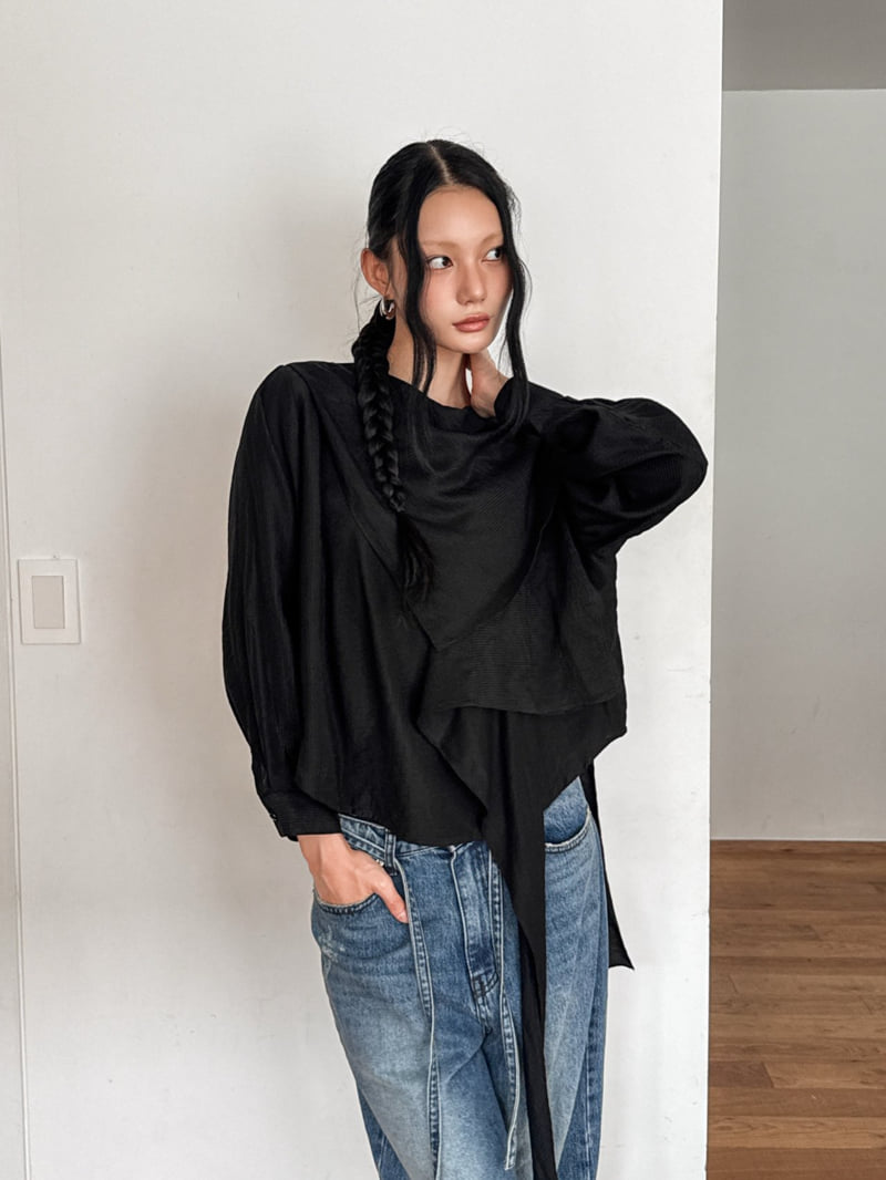 Foundation - Korean Women Fashion - #womensfashion - Scarf Blouse - 6