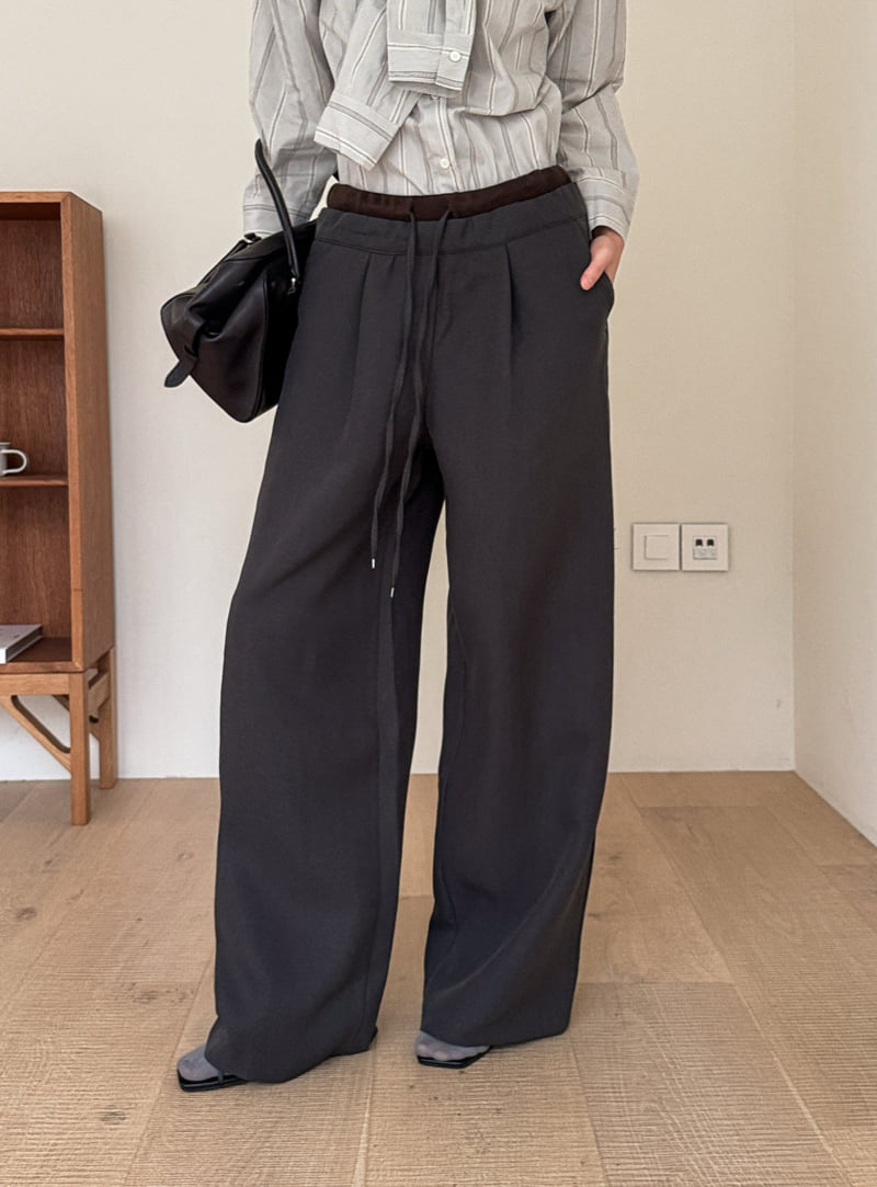 Foundation - Korean Women Fashion - #womensfashion - Cigarette Band Slacks - 11