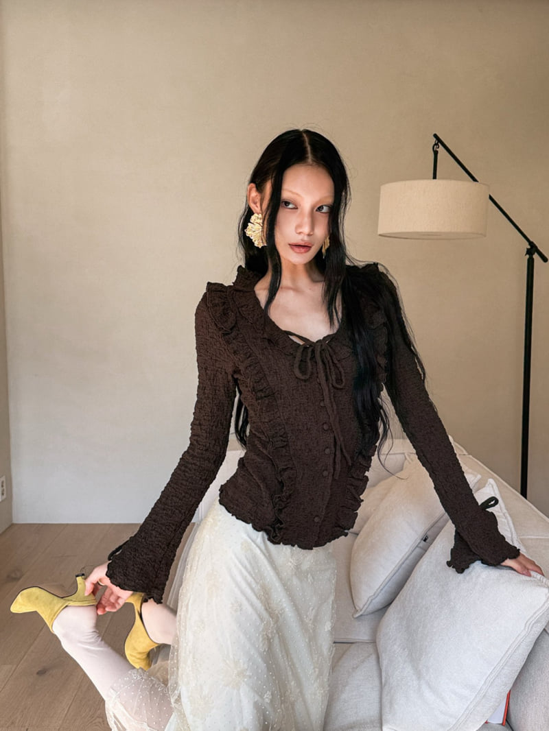 Foundation - Korean Women Fashion - #womensfashion - Crack Frill Blouse - 12