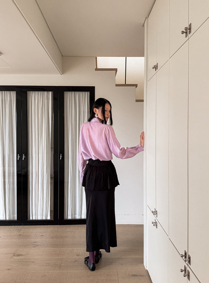 Foundation - Korean Women Fashion - #womensfashion - Rose Shirring Blouse - 9