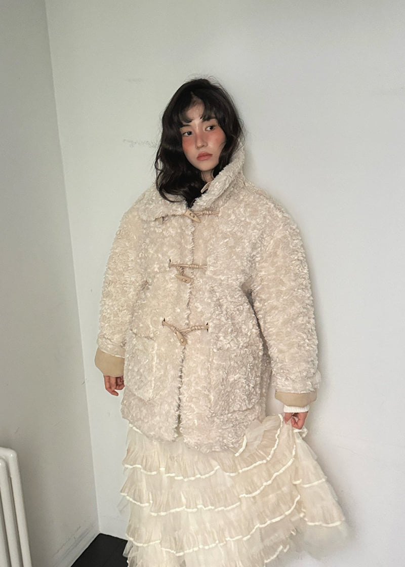 Foundation - Korean Women Fashion - #womensfashion - Hazel Reversible Shearling Jacket - 5