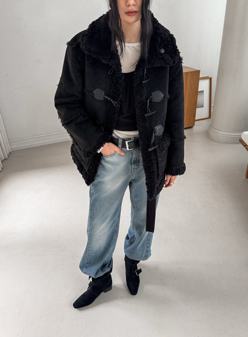 Foundation - Korean Women Fashion - #womensfashion - Hazel Reversible Shearling Jacket - 9