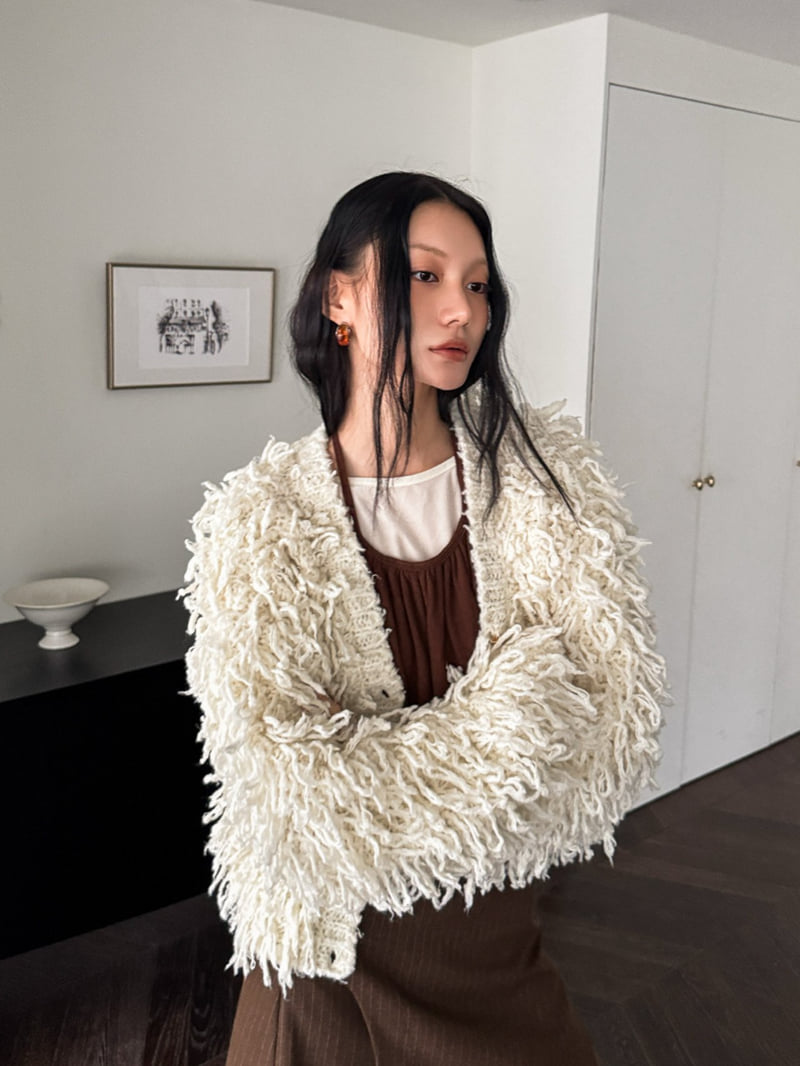 Foundation - Korean Women Fashion - #momslook - Pla Tassel Cardigan - 4