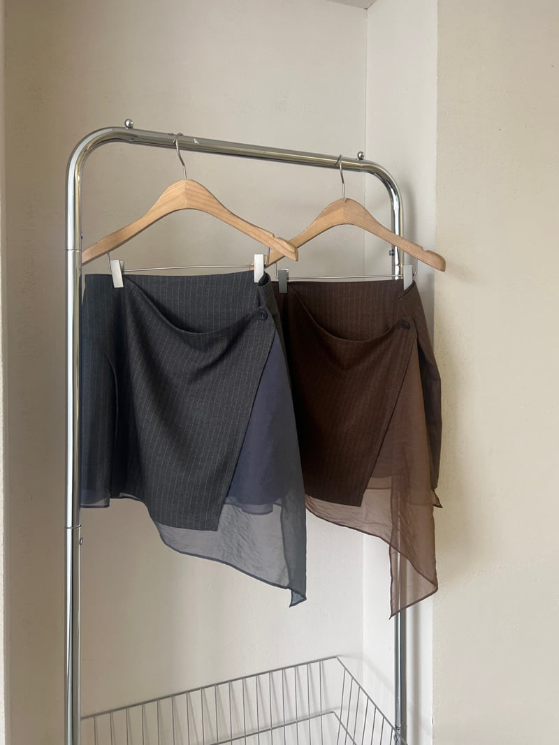 Foundation - Korean Women Fashion - #womensfashion - Faye Mini Wrap Skirt