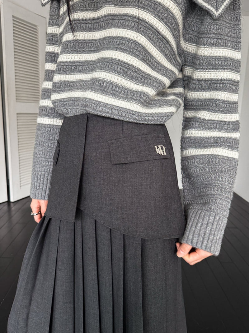 Foundation - Korean Women Fashion - #womensfashion - Phantom Pleated Skirt - 11