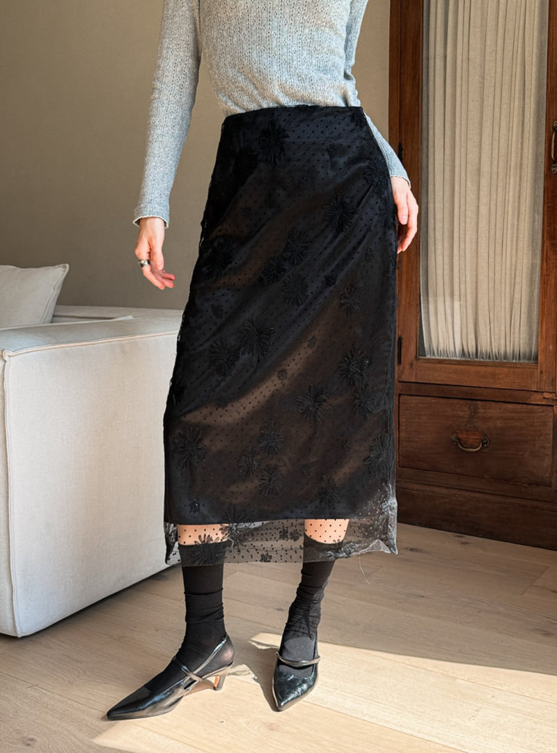 Daisy Lace Skirt by Foundation for Women - view 11