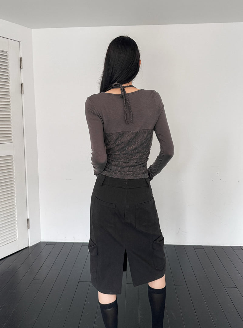 Foundation - Korean Women Fashion - #womensfashion - Sherbet Halter Tee - 12