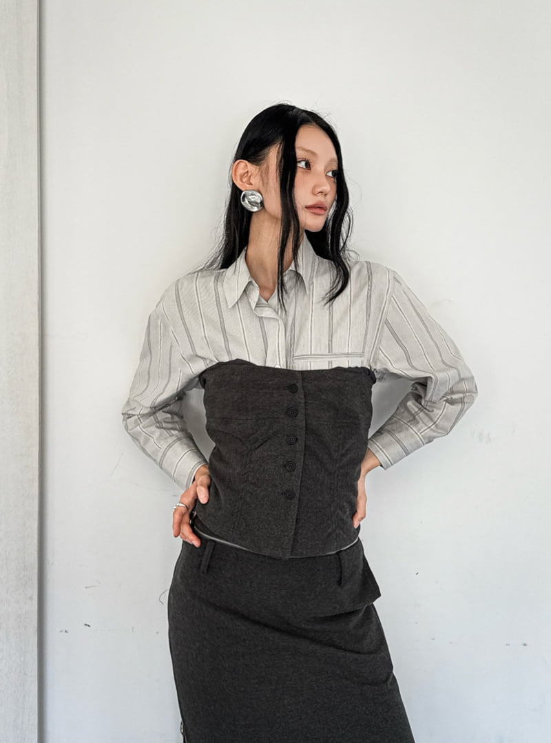 Foundation - Korean Women Fashion - #womensfashion - Lusk Shirring Smocked Top - 11