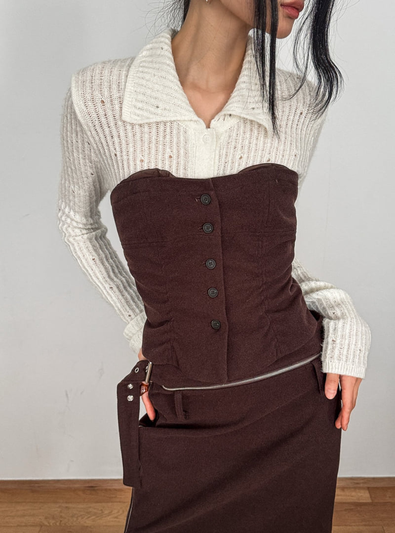 Foundation - Korean Women Fashion - #womensfashion - Lusk Shirring Smocked Top - 9