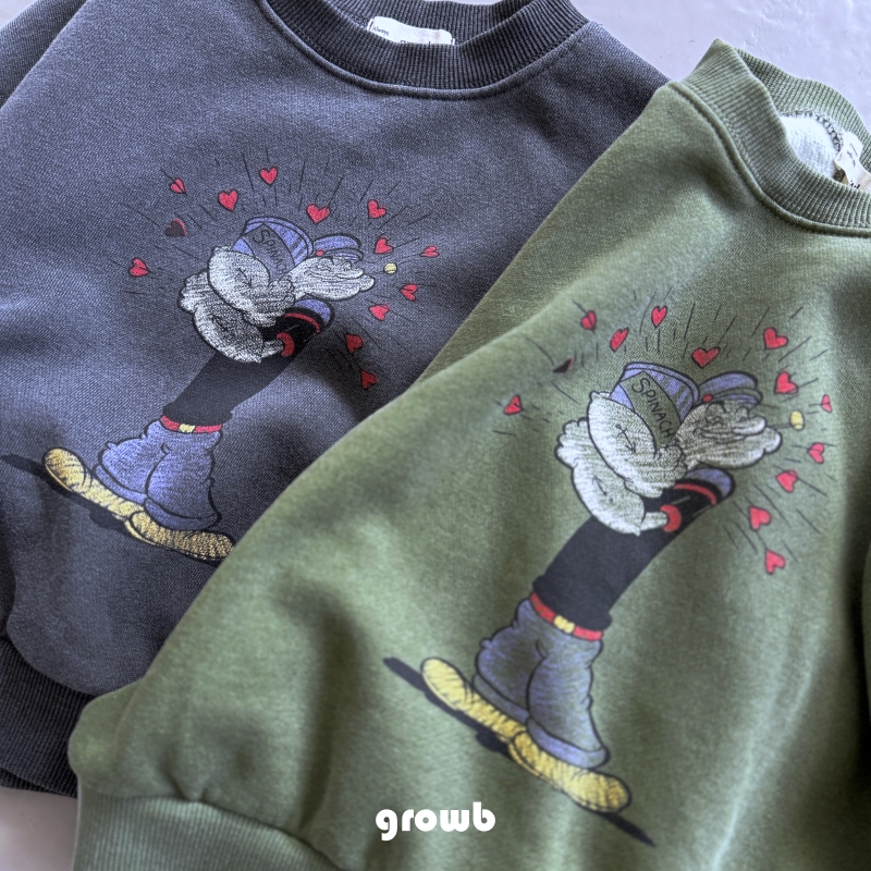 Grow B - Korean Children Fashion - #Kfashion4kids - Uncle Sweatshirt - 11