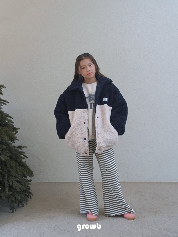 Grow B - Korean Children Fashion - #Kfashion4kids - Fluffy Jacket (Junior) - 7