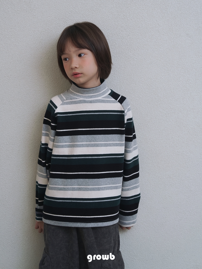 Grow B - Korean Children Fashion - #Kfashion4kids - Multi Turtleneck Tee - 3