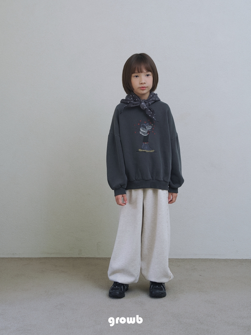 Grow B - Korean Children Fashion - #stylishchildhood - Stud Jogger Pants - 4