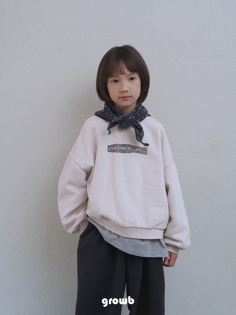 Grow B - Korean Children Fashion - #childofig - With Sweatshirt - 4